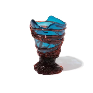 Spaghetti XS - Clear Emerald And Clear Dark Ruby