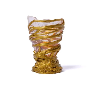 Spaghetti XS - Clear Lilac, Gold