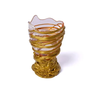 Spaghetti XS - Clear Lilac, Gold