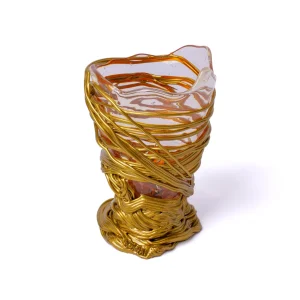Spaghetti XS - Clear Lilac, Gold