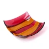Stripe Basket - Clear Fuchsia, Ochre