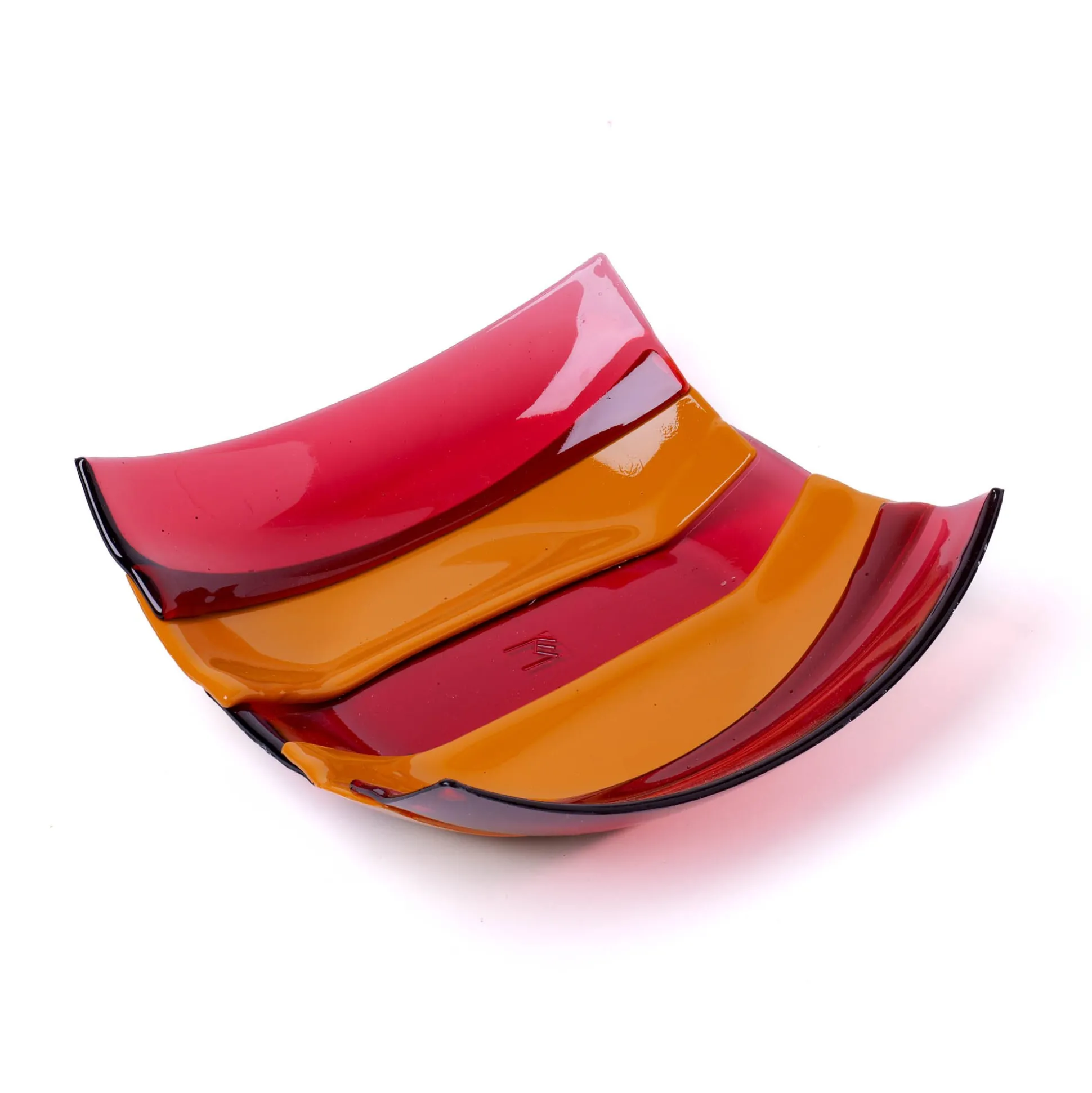 stripe_basket__clear_fuch_0.webp Stripe Basket - Clear Fuchsia, Ochre