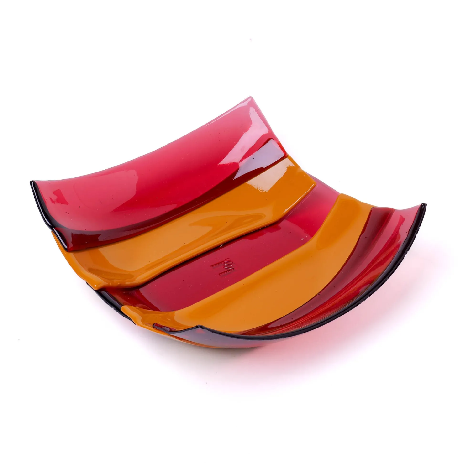 stripe_basket__clear_fuch_2.webp Stripe Basket - Clear Fuchsia, Ochre