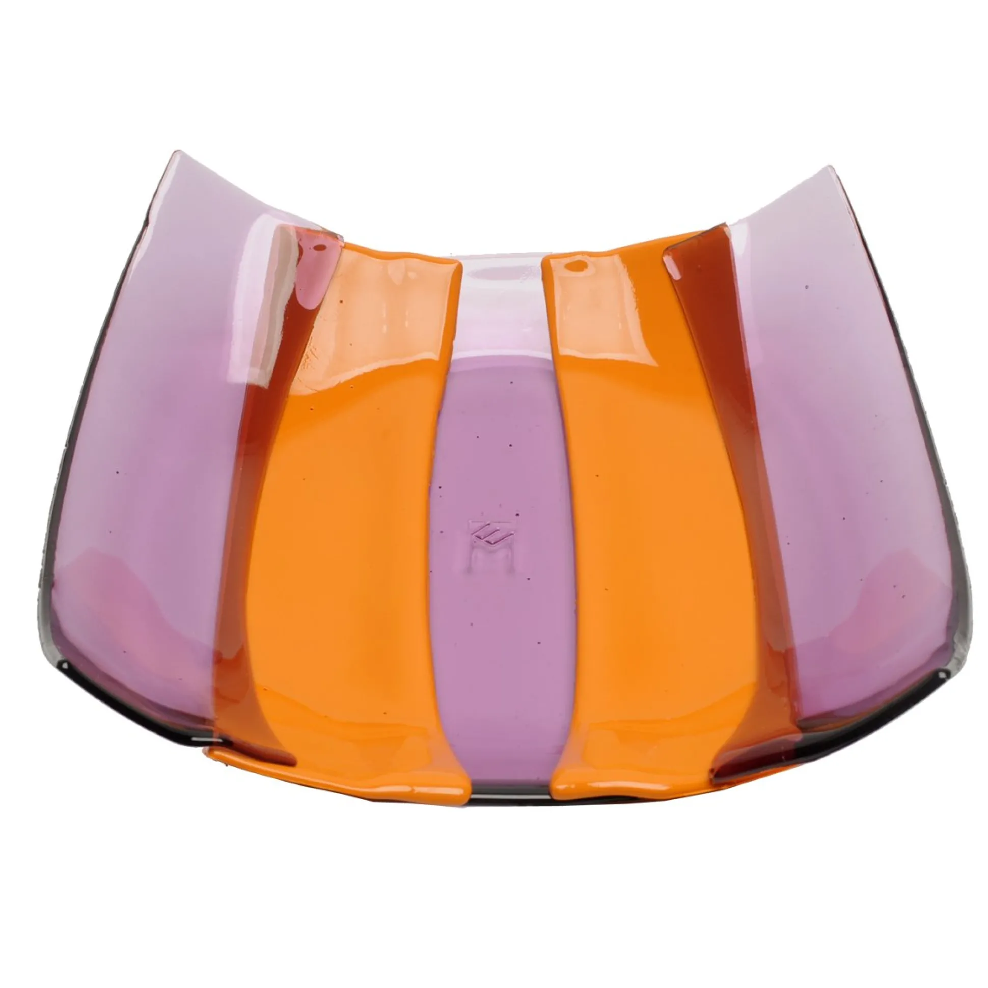 stripe_basket__clear_lila_0.webp Stripe Basket - Clear Lilac And Matt Pumpkin
