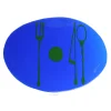 Table-Mates - Blue, Matt Grass Green