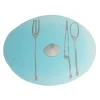 Table-Mates - Clear Aqua, Silver