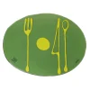Table-Mates - Clear Bottle Green, Fluo Yellow