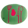 Table-Mates - Clear Bottle Green, Fuchsia