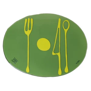 Table-Mates - Clear Bottle Green, Fluo Yellow