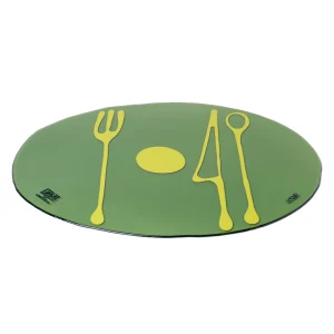 Table-Mates - Clear Bottle Green, Fluo Yellow