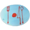 Table-Mates - Clear Light Blue  And Matt Coral