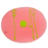 Table-Mates - Clear Light Fuchsia And Lime