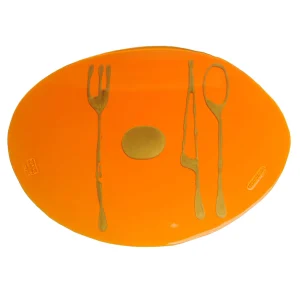 Table-Mates - Clear Orange, gold