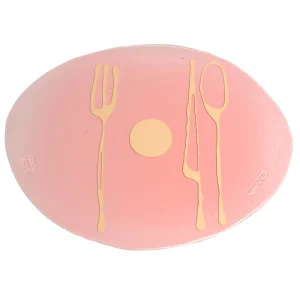 Table-Mates - Clear Pink, Salmon