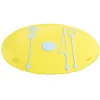 Table-Mates - Clear Yellow, Matt Light Blue