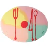 Table-Mates Extra Colour - Clear Pink, Clear Light Ruby, Clear Aqua, Clear Yellow And Matt Sorbet