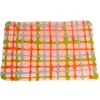 Tartan Placemat - Light Ruby, Matt Orange, Green, Grey