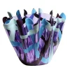 Tartan Vase - Clear Lilac, Matt Purple, Blue, Light Blue