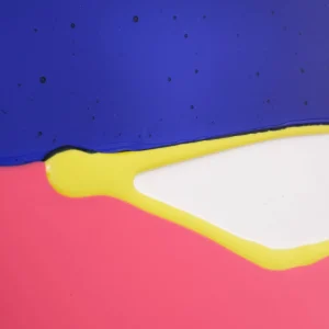 Time - Clear Blue, Matt Fuchsia And Matt Fluo Yellow