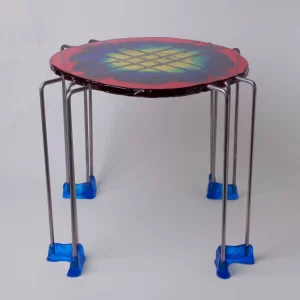 Triple Play Coffee Table - Red, Blue, Yellow