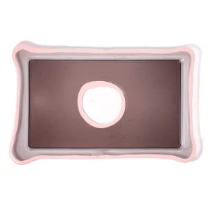 Try Tray Rectangular - Clear Fumè And Matt Salmon