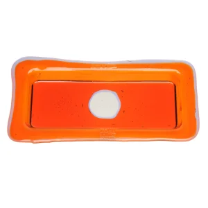 Try Tray Rectangular - Clear Orange, Lilac