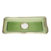 Try Tray Rectangular - Clear Green And Bronze