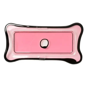Try Tray Rectangular - Clear Pink, Matt Black