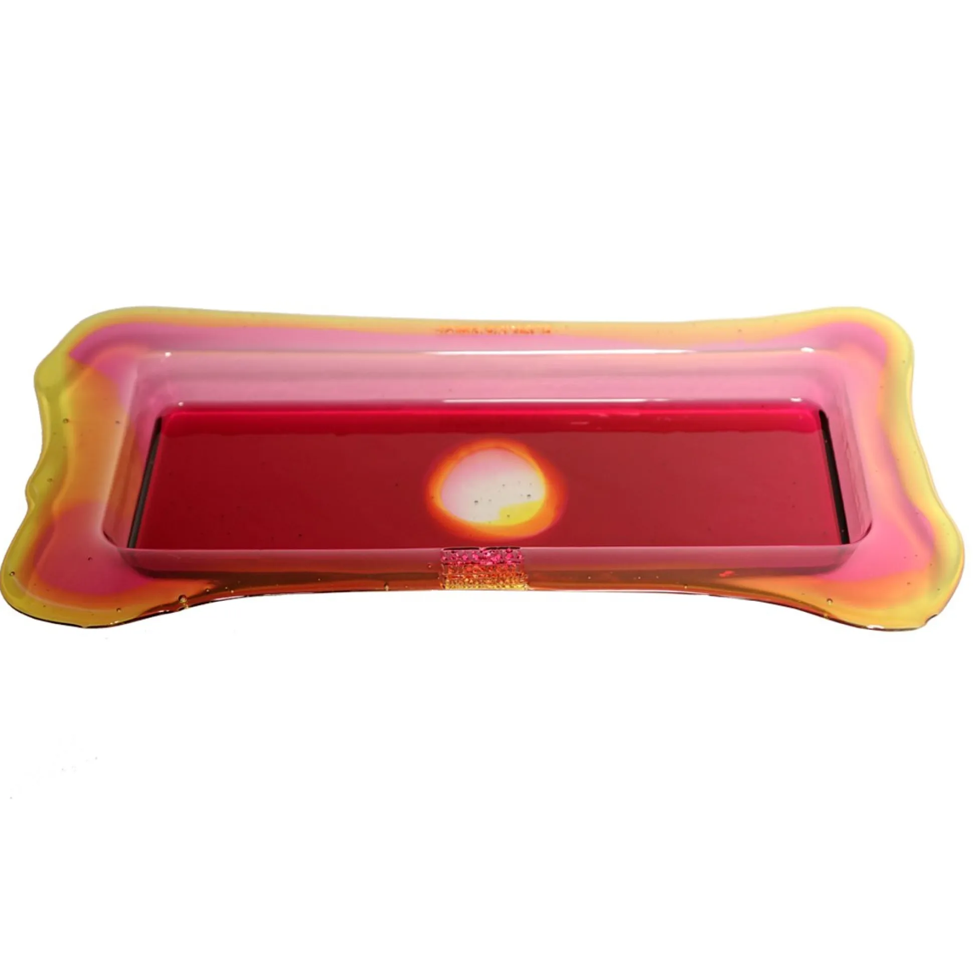 try_tray_rectangular__cle_0-16.webp Try Tray Rectangular - Clear Fuchsia And Clear Yellow