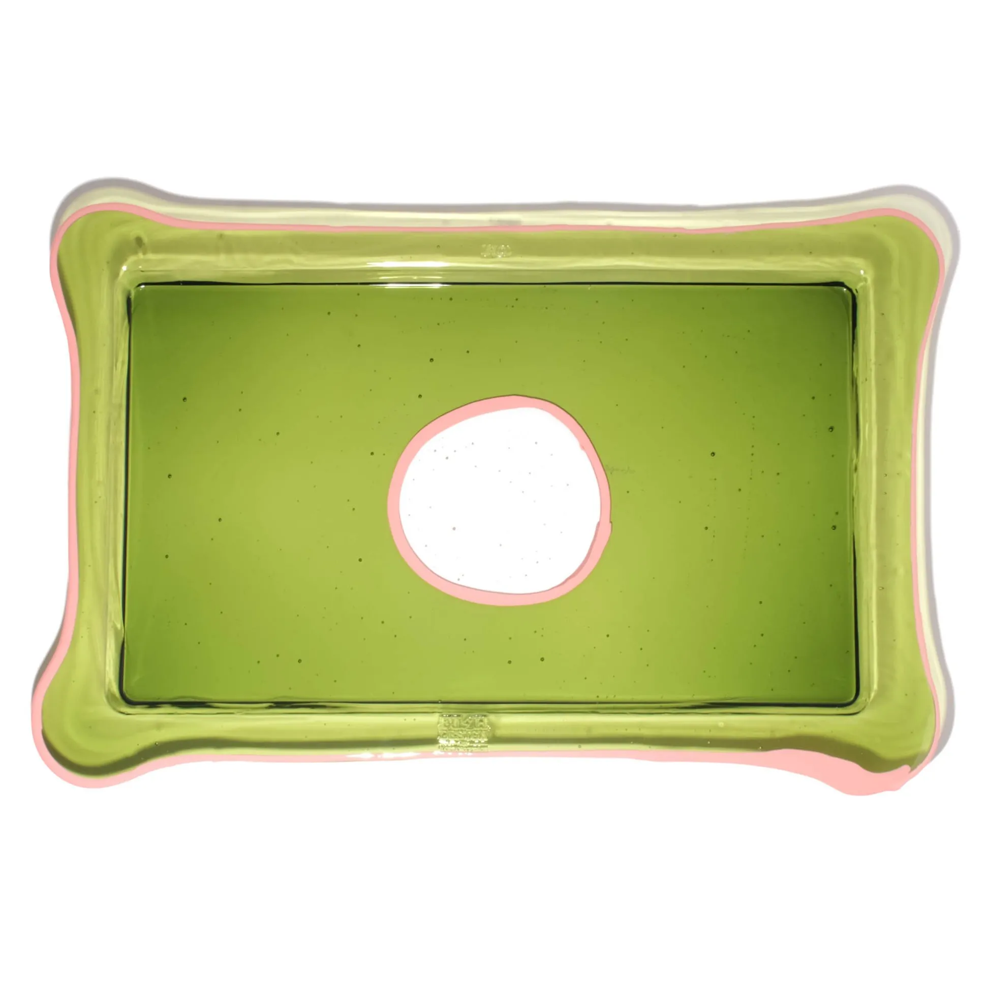 try_tray_rectangular__cle_0.webp Try Tray Rectangular - Clear Bottle Green, Salmon