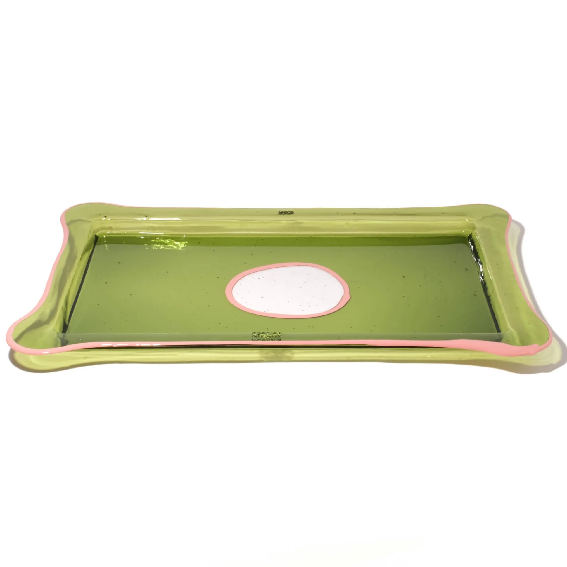 try_tray_rectangular__cle_2.webp Try Tray Rectangular - Clear Bottle Green, Salmon