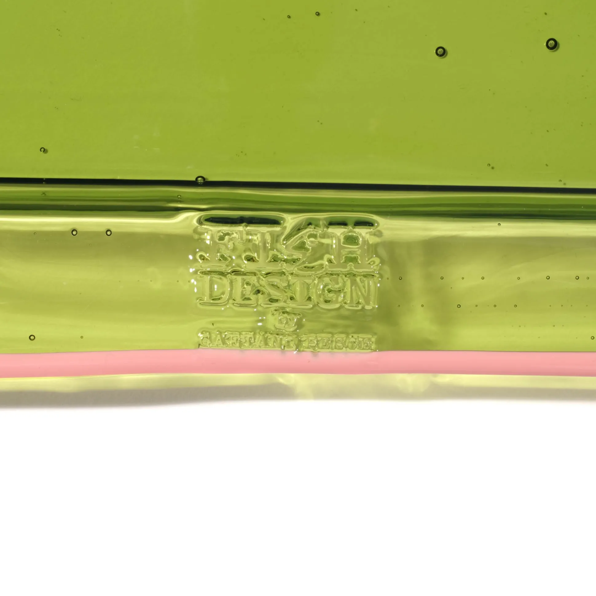 try_tray_rectangular__cle_4.webp Try Tray Rectangular - Clear Bottle Green, Salmon