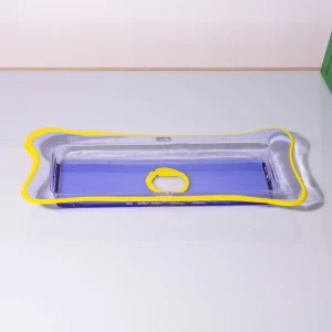 Try Tray Rectangular - Clear Lilac, Matt Fluo Yellow