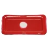 Try Tray Rectangular - Mat Red, Clear Fuchsia