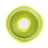 Try Tray Round - Clear Bottle Green, Fluo Yellow