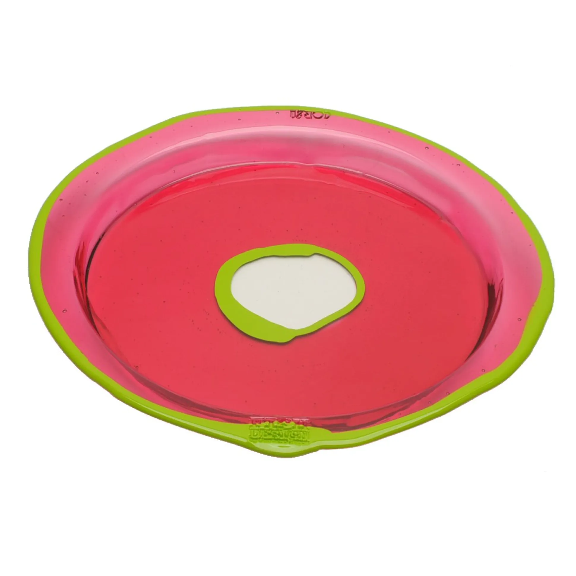 try_tray_round__clear_lig_1.webp Try Tray Round - Clear Light Fuchsia And Lime