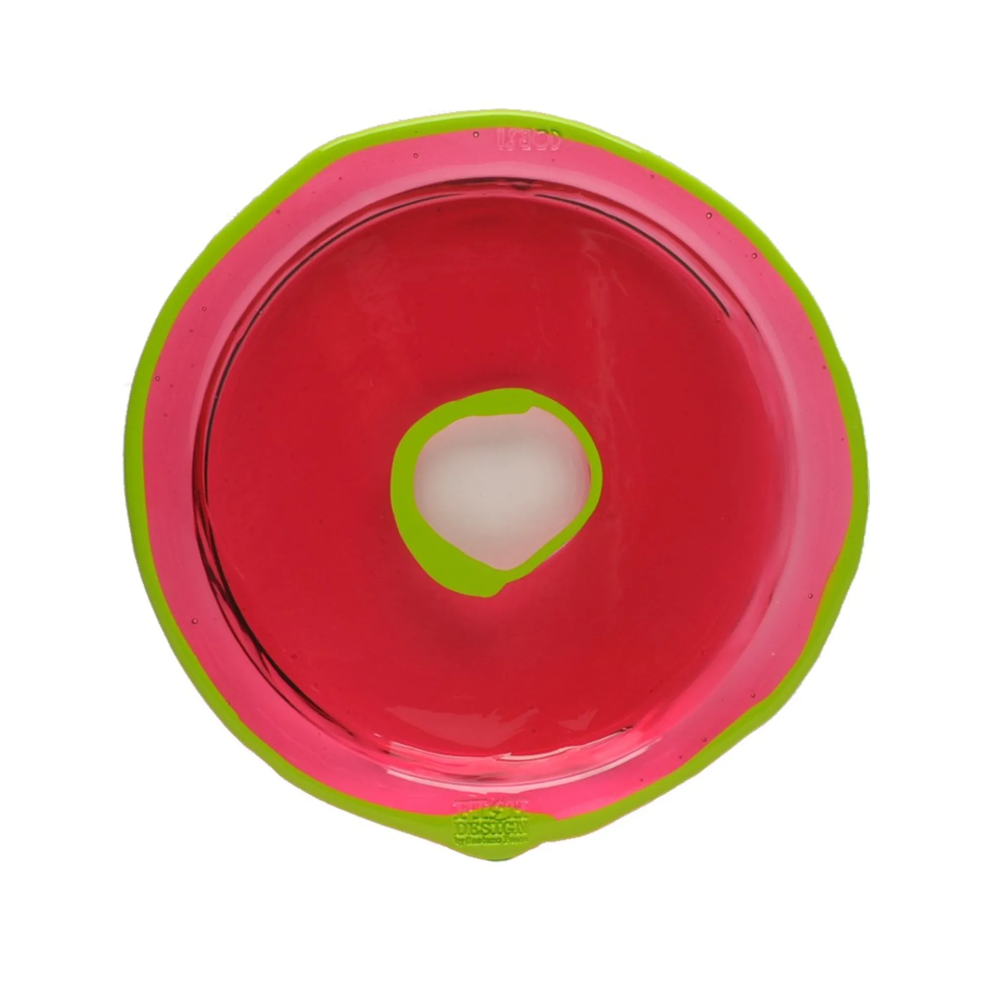 try_tray_round__clear_lig_2.webp Try Tray Round - Clear Light Fuchsia And Lime