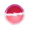Try Tray Round - Clear Pink, Clear, Fuchsia