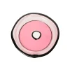 Try Tray Round - Clear Pink And Matt Black