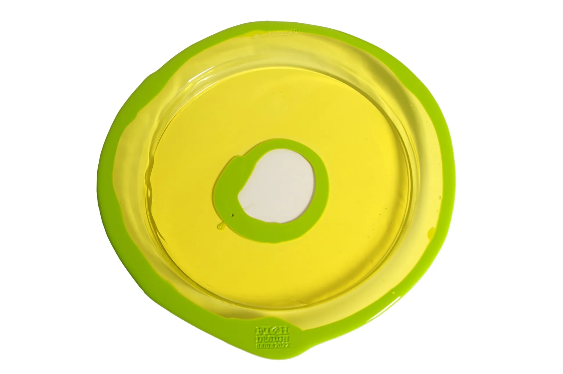 try_tray_round__clear_yel_0.webp Try Tray Round - Clear Yellow And Matt Lime