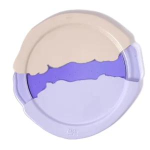 Try Tray Round - Matt Champagne, Clear Lilac And Matt Lilac