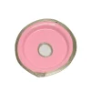 Try Tray Round - Matt Pink, Bronze