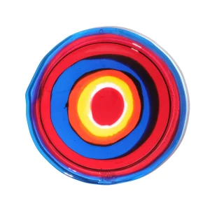 Try Tray Round Extra Colour - Red, Clear, Fluo Yellow, Orange, Blue