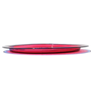 Try Tray Round Extra Colour - Red, Clear, Fluo Yellow, Orange, Blue
