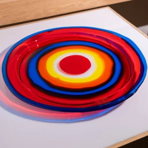 Try Tray Round Extra Colour - Red, Clear, Fluo Yellow, Orange, Blue