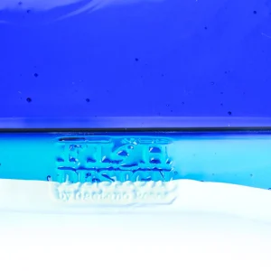 Try Tray Square - Clear Blue And Matt Pastel Blue