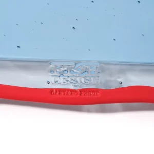 Try Tray Square - Clear Light Blue And Matt Sorbet