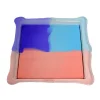 Try Tray Square - Clear Purple, Light Ruby, Light Blue