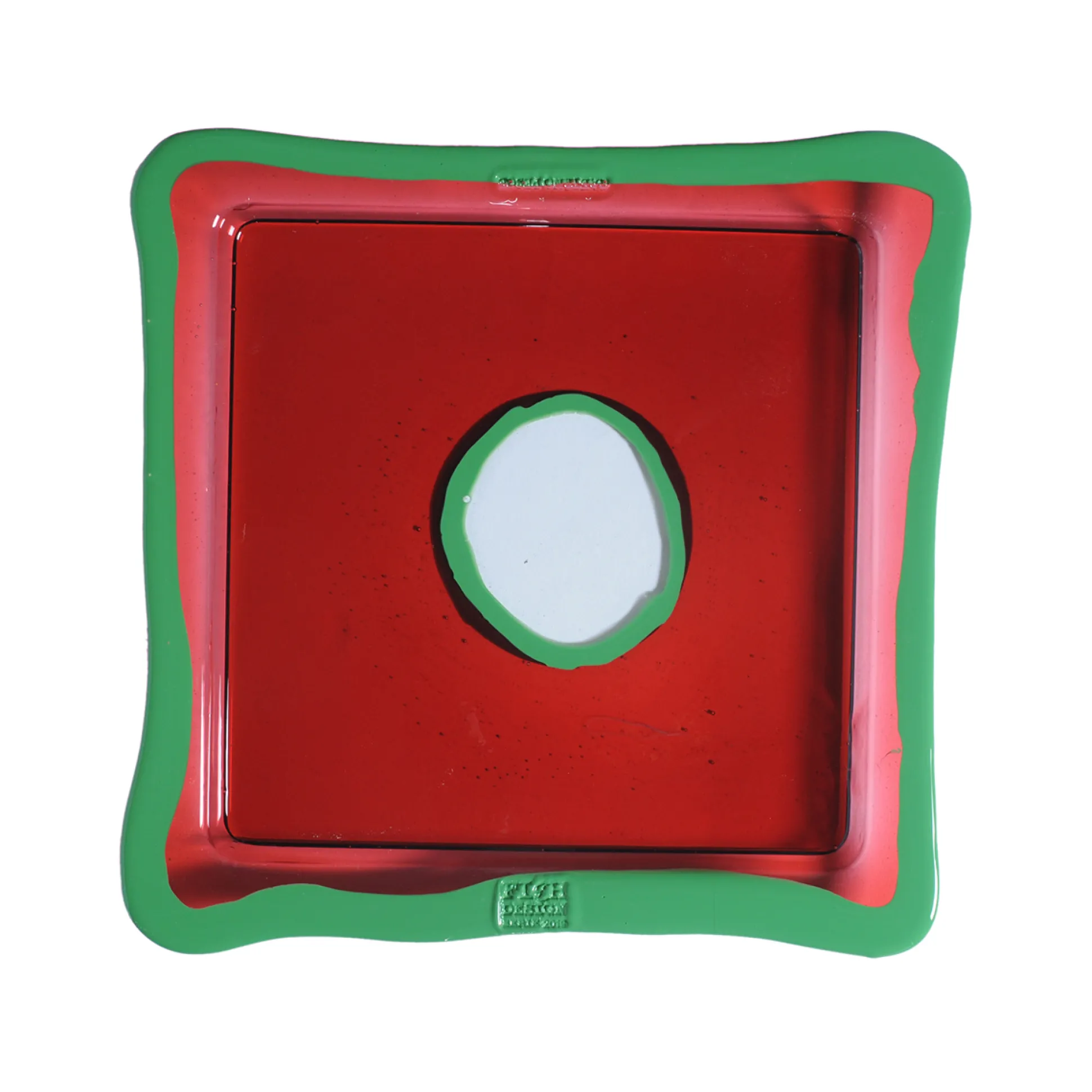 try_tray_square__dark_rub_0.webp Try Tray Square - Dark Ruby, Matt Light Green