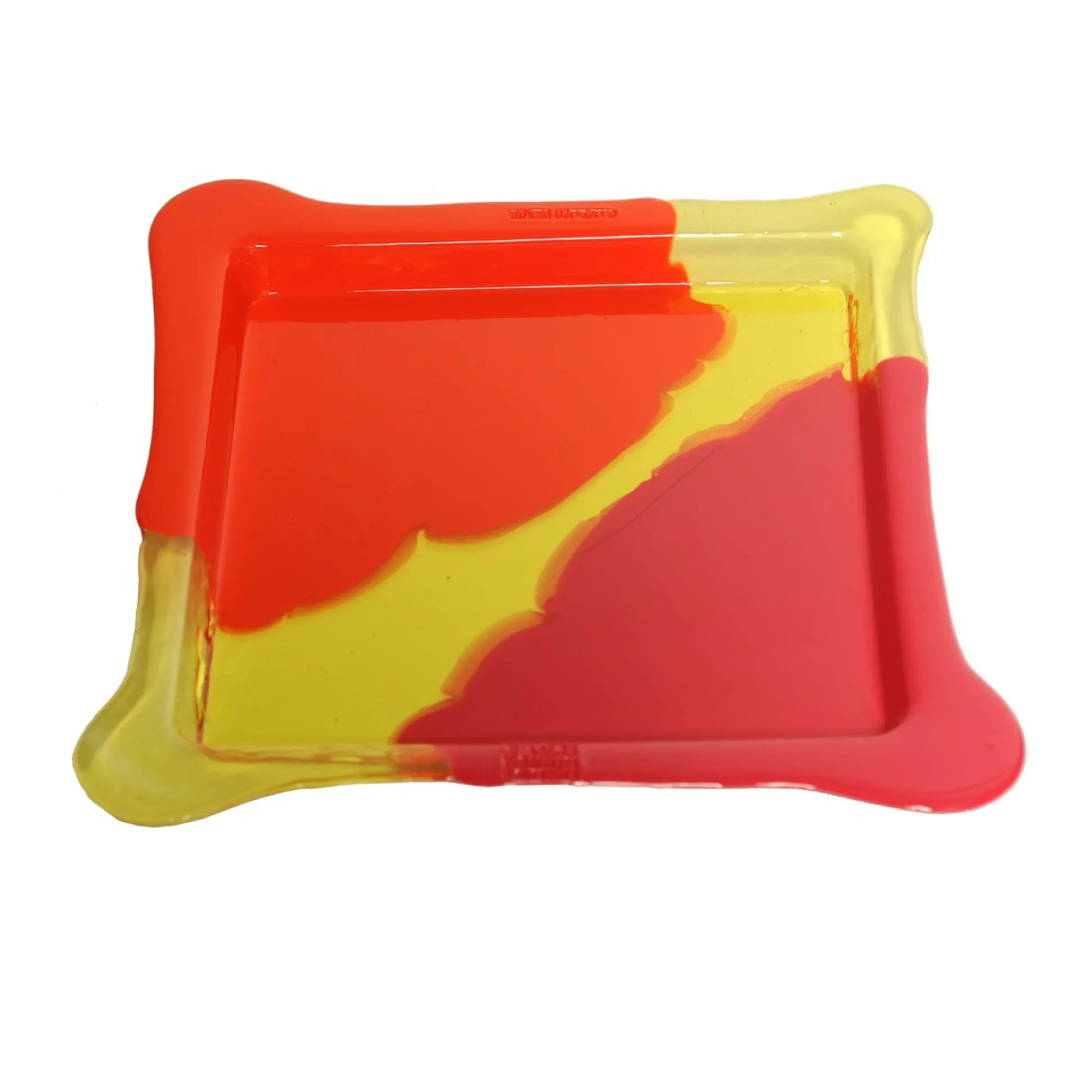 try_tray_square_stripes___1-3.webp Try Tray Square Stripes - Matt Orange, Clear Yellow And Matt Fuchsia